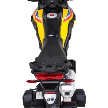 Bmw F850 Gs Dječji Motocikl Na Baterije žuti + Pomoćni Kotači + Audio Led + Spori Start + Eva, žuta Motor Na Akumulator 7
