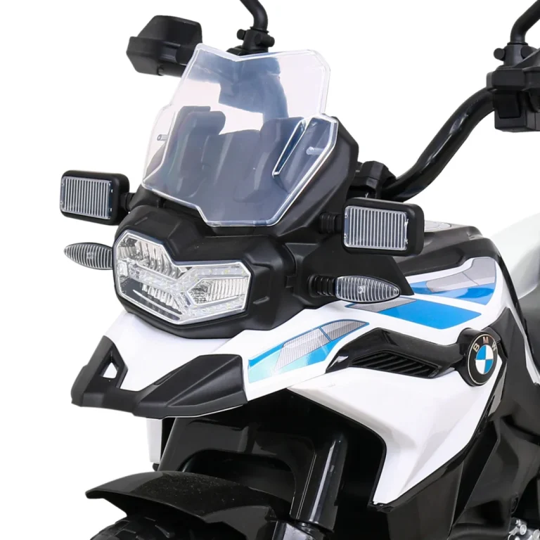 Bmw F850 Gs Policijski Motocikl Na Baterije Za Djecu + Pomoćni Kotači + Sirena + Svjetla + 2 Kofera Motor Na Akumulator 11