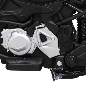 Bmw F850 Gs Policijski Motocikl Na Baterije Za Djecu + Pomoćni Kotači + Sirena + Svjetla + 2 Kofera Motor Na Akumulator 12