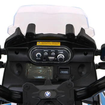 Bmw F850 Gs Policijski Motocikl Na Baterije Za Djecu + Pomoćni Kotači + Sirena + Svjetla + 2 Kofera Motor Na Akumulator 7