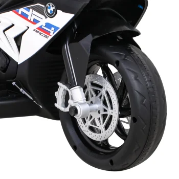 Bmw Hp4 Dječji Motocikl Na Baterije, Bijeli + 3 Kotača + Led + Mp3 Usb + Eko Koža, Bijela Motor Na Akumulator 13
