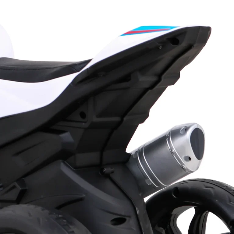 Bmw Hp4 Dječji Motocikl Na Baterije, Plavi + 3 Kotača + Led + Mp3 Usb + Eko Koža, Plava Motor Na Akumulator 13