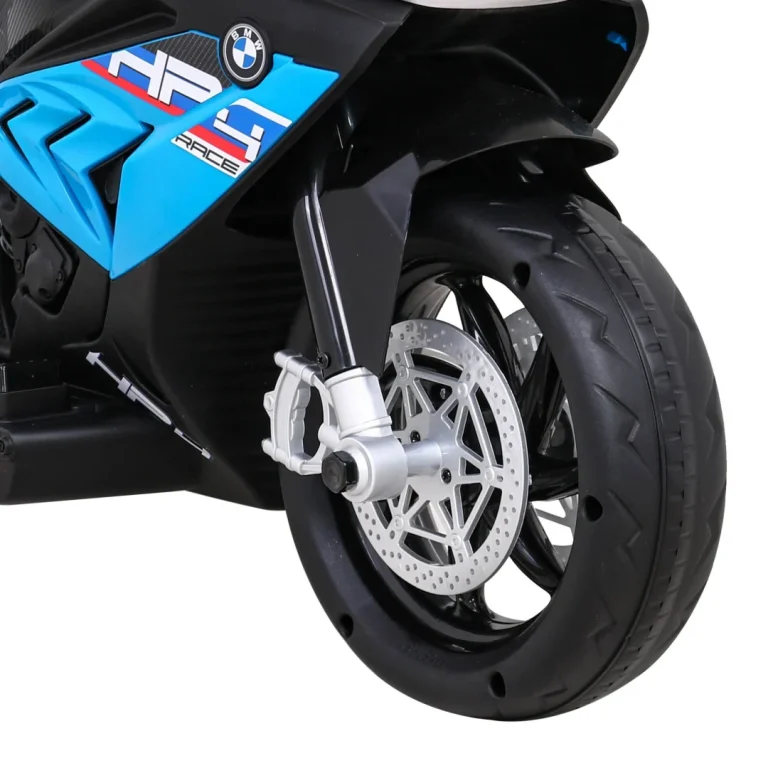 Bmw Hp4 Dječji Motocikl Na Baterije, Plavi + 3 Kotača + Led + Mp3 Usb + Eko Koža, Plava Motor Na Akumulator 14