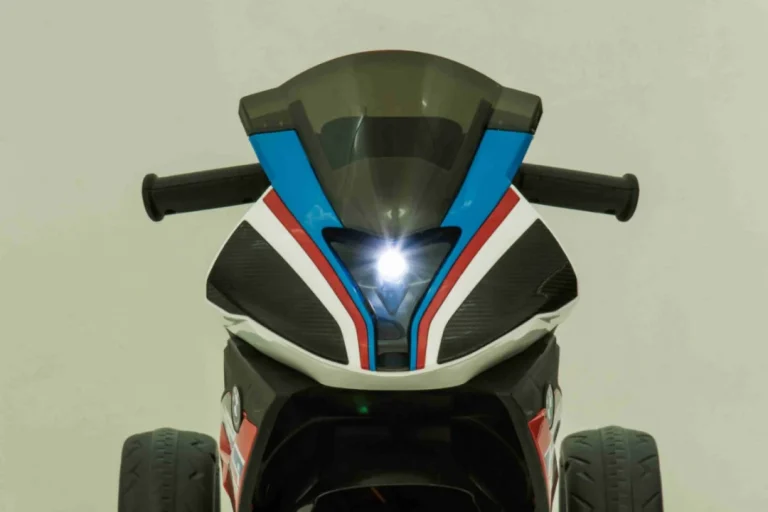 Bmw Hp4 Dječji Motocikl Na Baterije, Plavi + 3 Kotača + Led + Mp3 Usb + Eko Koža, Plava Motor Na Akumulator 15