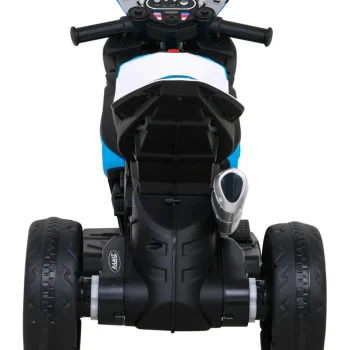 Bmw Hp4 Dječji Motocikl Na Baterije, Plavi + 3 Kotača + Led + Mp3 Usb + Eko Koža, Plava Motor Na Akumulator 6