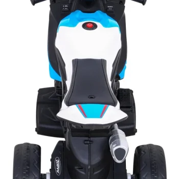 Bmw Hp4 Dječji Motocikl Na Baterije, Plavi + 3 Kotača + Led + Mp3 Usb + Eko Koža, Plava Motor Na Akumulator 7