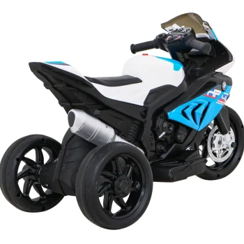 Bmw Hp4 Dječji Motocikl Na Baterije, Plavi + 3 Kotača + Led + Mp3 Usb + Eko Koža, Plava Motor Na Akumulator 9