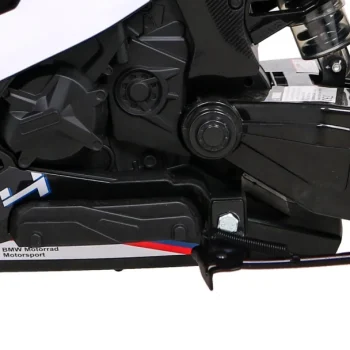 Bmw Hp4 Dječji Motocikl Na Baterije, Bijeli + Pomoćni Kotači + Spori Start + Eva + Mp3 Led, Bijela Motor Na Akumulator 12