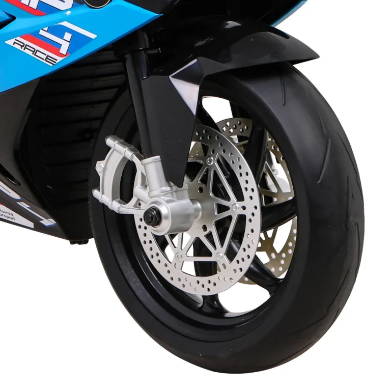 Bmw Hp4 Dječji Motocikl Na Baterije, Bijeli + Pomoćni Kotači + Spori Start + Eva + Mp3 Led, Bijela Motor Na Akumulator 15
