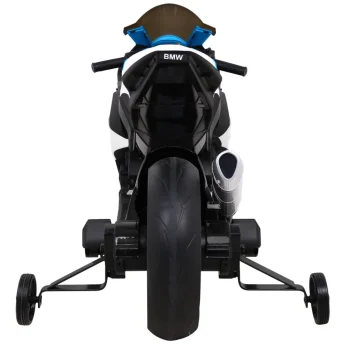 Bmw Hp4 Dječji Motocikl Na Baterije, Bijeli + Pomoćni Kotači + Spori Start + Eva + Mp3 Led, Bijela Motor Na Akumulator 6