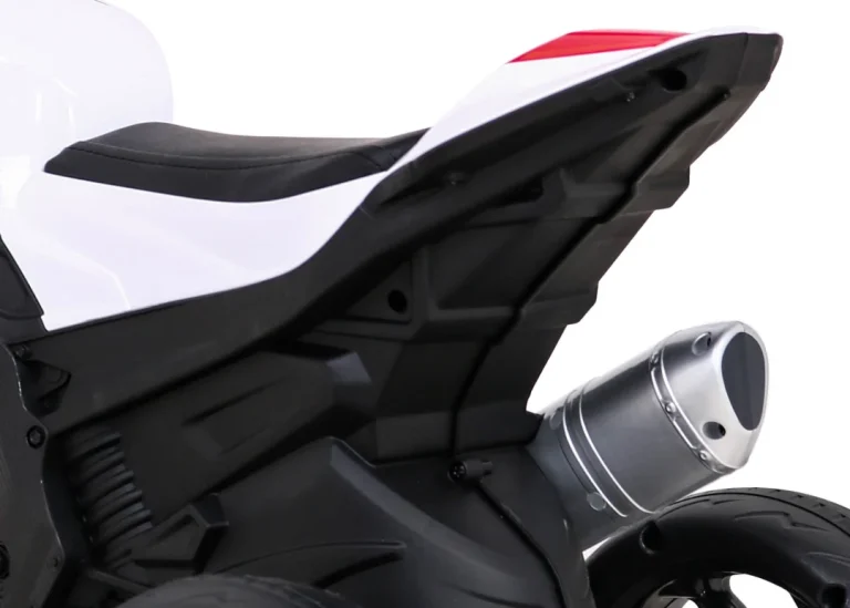 Bmw Hp4 Dječji Motocikl Na Baterije, Crveni + 3 Kotača + Led + Mp3 Usb + Eko Koža, Crvena Motor Na Akumulator 13