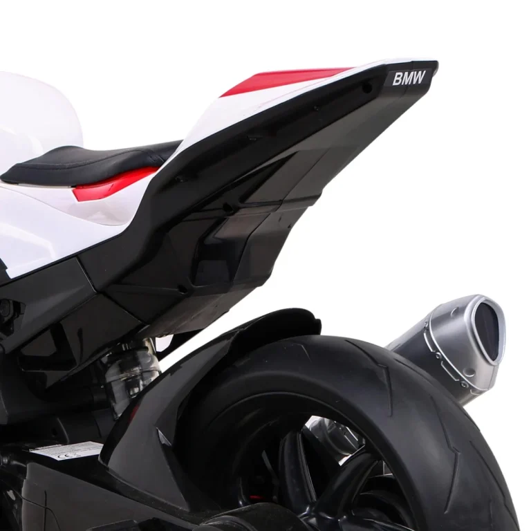Bmw Hp4 Dječji Motocikl Na Baterije, Crveni + Pomoćni Kotači + Spori Start + Eva + Mp3 Led, Crvena Motor Na Akumulator 15