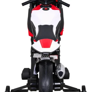 Bmw Hp4 Dječji Motocikl Na Baterije, Crveni + Pomoćni Kotači + Spori Start + Eva + Mp3 Led, Crvena Motor Na Akumulator 7