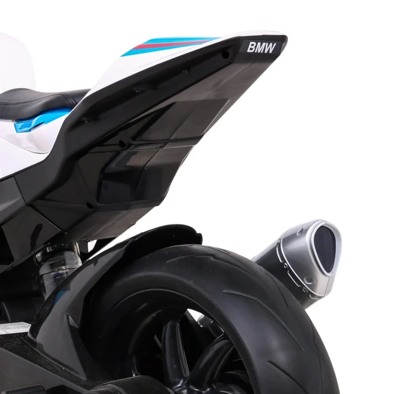 Bmw Hp4 Dječji Motocikl Na Baterije, Plavi + Pomoćni Kotači + Spori Start + Eva + Mp3 Led, Plava Motor Na Akumulator 14