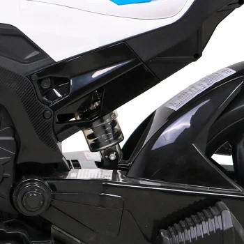 Bmw Hp4 Dječji Motocikl Na Baterije, Plavi + Pomoćni Kotači + Spori Start + Eva + Mp3 Led, Plava Motor Na Akumulator 16