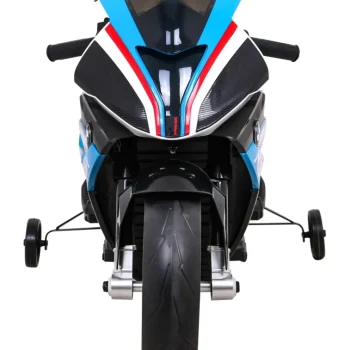 Bmw Hp4 Dječji Motocikl Na Baterije, Plavi + Pomoćni Kotači + Spori Start + Eva + Mp3 Led, Plava Motor Na Akumulator 3