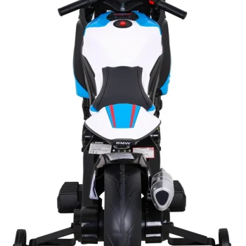 Bmw Hp4 Dječji Motocikl Na Baterije, Plavi + Pomoćni Kotači + Spori Start + Eva + Mp3 Led, Plava Motor Na Akumulator 8