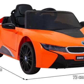 Bmw I8 Lift Auto Akumulator Narančasta + Daljinski Upravljač + Sporo Pokretanje + Sigurnosni 2
