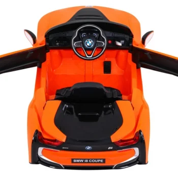 Bmw I8 Lift Auto Akumulator Narančasta + Daljinski Upravljač + Sporo Pokretanje + Sigurnosni 7
