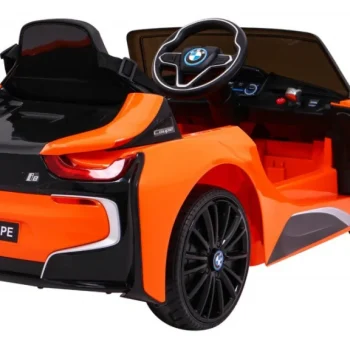Bmw I8 Lift Auto Akumulator Narančasta + Daljinski Upravljač + Sporo Pokretanje + Sigurnosni 8