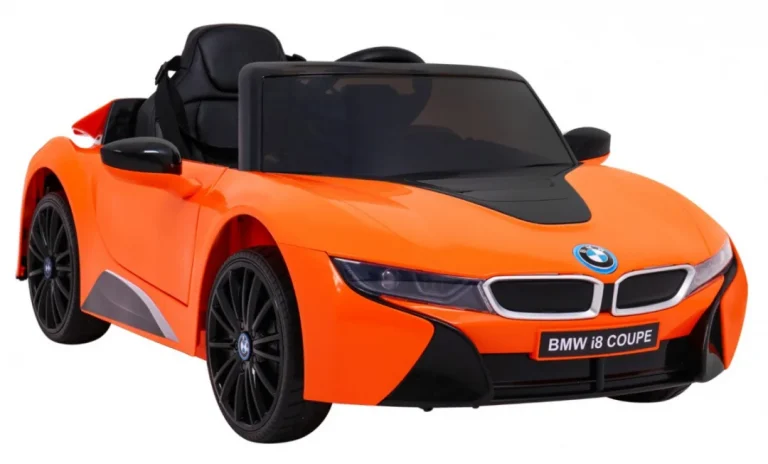 Bmw I8 Lift Auto Akumulator Narančasta + Daljinski Upravljač + Sporo Pokretanje + Sigurnosni 9