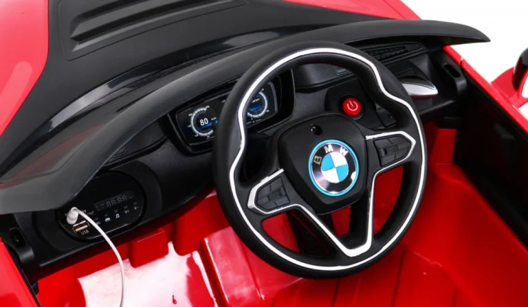 Bmw I8 Lift Automobilski Akumulator Crveni + Daljinski Upravljač + Sporo Pokretanje, Crvena 10