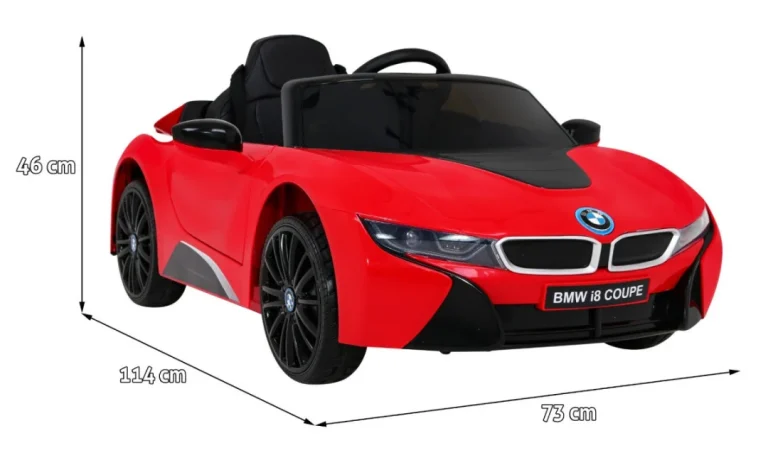Bmw I8 Lift Automobilski Akumulator Crveni + Daljinski Upravljač + Sporo Pokretanje, Crvena 2