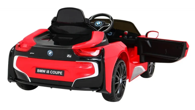 Bmw I8 Lift Automobilski Akumulator Crveni + Daljinski Upravljač + Sporo Pokretanje, Crvena 7