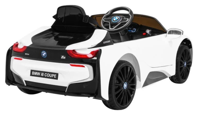 Bmw I8 Lift Battery Car Bijeli + Daljinski Upravljač, Bijela 8