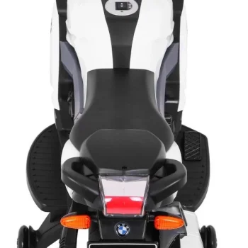 Bmw K1300s Dječji Motocikl Na Baterije, Bijeli + Pomoćni Kotači + Zvukovi, Svjetla + Spori, Bijela 7