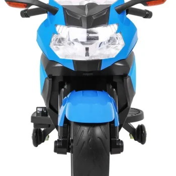 Bmw K1300s Dječji Motocikl Na Baterije, Plavi + Pomoćni Kotači + Zvukovi, Svjetla + Spori, Plava 3