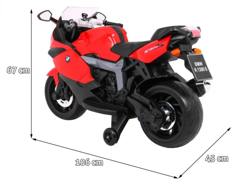 Bmw K1300s Dječji Motocikl Na Akumulator, Crveni 2