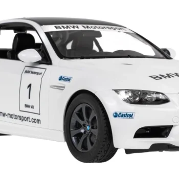 Bmw M3 Bijeli Rastar Model 1:14 Automobil Na Daljinsko Upravljanje + 2,4 Ghz Daljinski, Bijela 2
