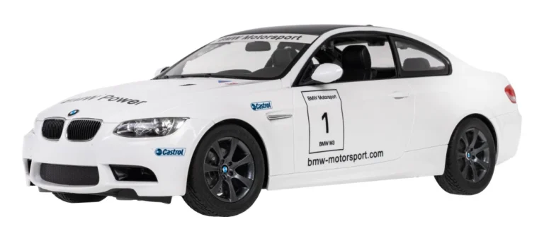 Bmw M3 Bijeli Rastar Model 1:14 Automobil Na Daljinsko Upravljanje + 2,4 Ghz Daljinski, Bijela 5