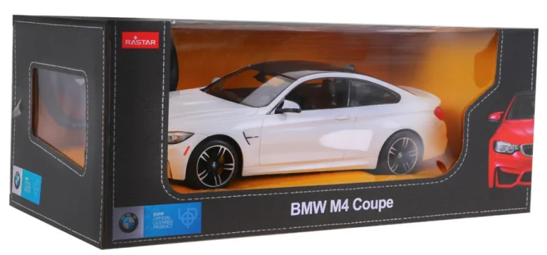 Bmw M4 Coupe Bijeli Rastar Model 1:14 Automobil Na Daljinsko Upravljanje + 2,4 Ghz, Bijela 8