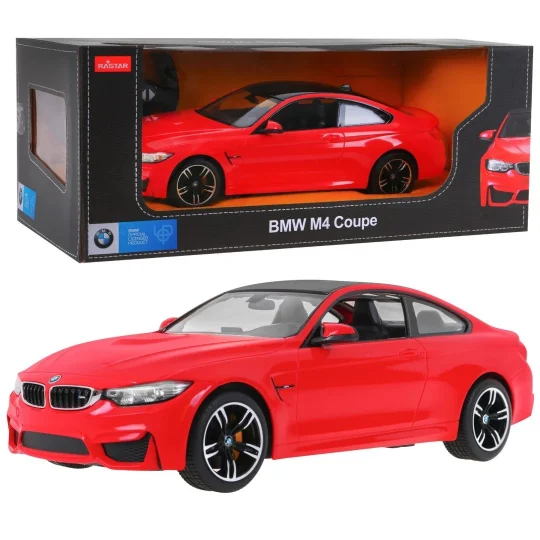 Bmw M4 Coupe Crveni Rastar Model 1:14 Automobil Na Daljinsko Upravljanje + 2,4 Ghz, Crvena 1