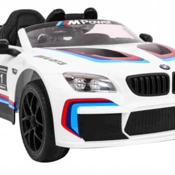 Bmw M6 Gt3 Dječji Automobil Na Baterije, Bijeli + Ventilacijski Otvor + Mp3 Zvukovi,, Bijela 12