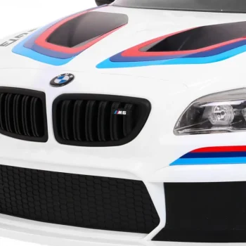 Bmw M6 Gt3 Dječji Automobil Na Baterije, Bijeli + Ventilacijski Otvor + Mp3 Zvukovi,, Bijela 13