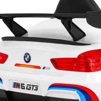 Bmw M6 Gt3 Dječji Automobil Na Baterije, Bijeli + Ventilacijski Otvor + Mp3 Zvukovi,, Bijela 14