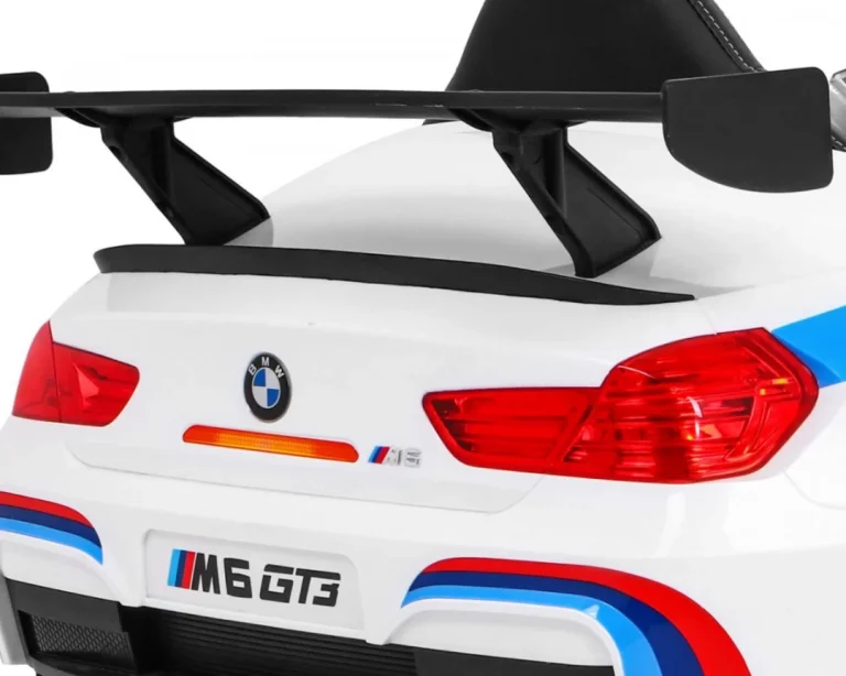 Bmw M6 Gt3 Dječji Automobil Na Baterije, Bijeli + Ventilacijski Otvor + Mp3 Zvukovi,, Bijela 14