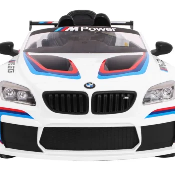 Bmw M6 Gt3 Dječji Automobil Na Baterije, Bijeli + Ventilacijski Otvor + Mp3 Zvukovi,, Bijela 3