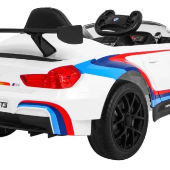 Bmw M6 Gt3 Dječji Automobil Na Baterije, Bijeli + Ventilacijski Otvor + Mp3 Zvukovi,, Bijela 7
