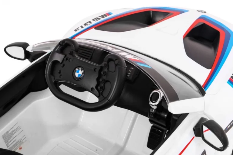Bmw M6 Gt3 Dječji Automobil Na Baterije, Bijeli + Ventilacijski Otvor + Mp3 Zvukovi,, Bijela 9