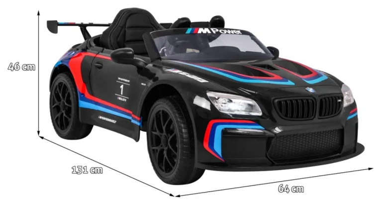 Bmw M6 Gt3 Auto Na Akumulator, Crni 2