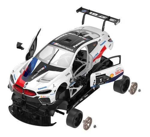 Bmw M8 Gte Bijeli Rastar Model 1:18 Automobil Na Daljinsko Upravljanje + Body Kit + 2,4 Ghz, Bijela 3