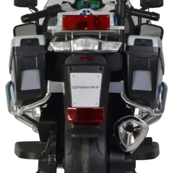 Bmw R1200rt Policijski Električni Motocikl Za Djecu + Pomoćni Kotači + Zvukovi + Led + Eva + Spori 3