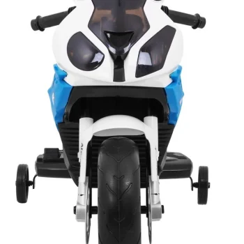 Bmw S1000 Rr Dječji Motocikl Na Baterije, Plavi + Pomoćni Kotači + Oslonac, Plava Motor Na Akumulator 3