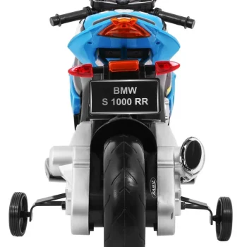 Bmw S1000 Rr Dječji Motocikl Na Baterije, Plavi + Pomoćni Kotači + Oslonac, Plava Motor Na Akumulator 7