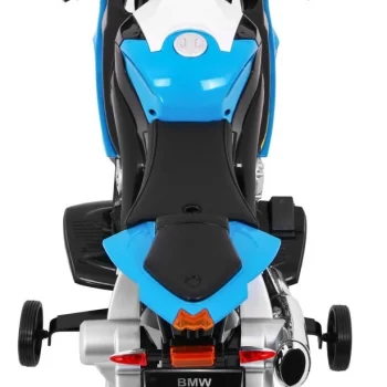 Bmw S1000 Rr Dječji Motocikl Na Baterije, Plavi + Pomoćni Kotači + Oslonac, Plava Motor Na Akumulator 8