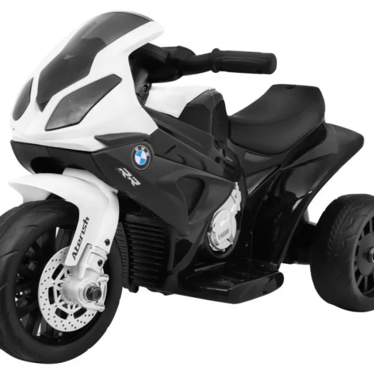 Bmw S1000 Rr Mini Motocikl Na Baterije Za Djecu Crni + 3 Kotača + Zvukovi + Led, Crna Motor Na Akumulator 1
